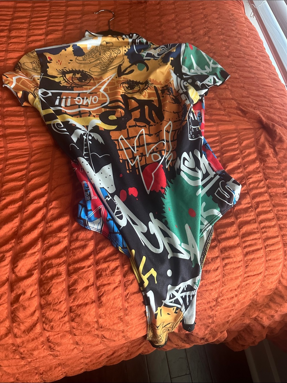 Graffiti style bodysuit - woman
